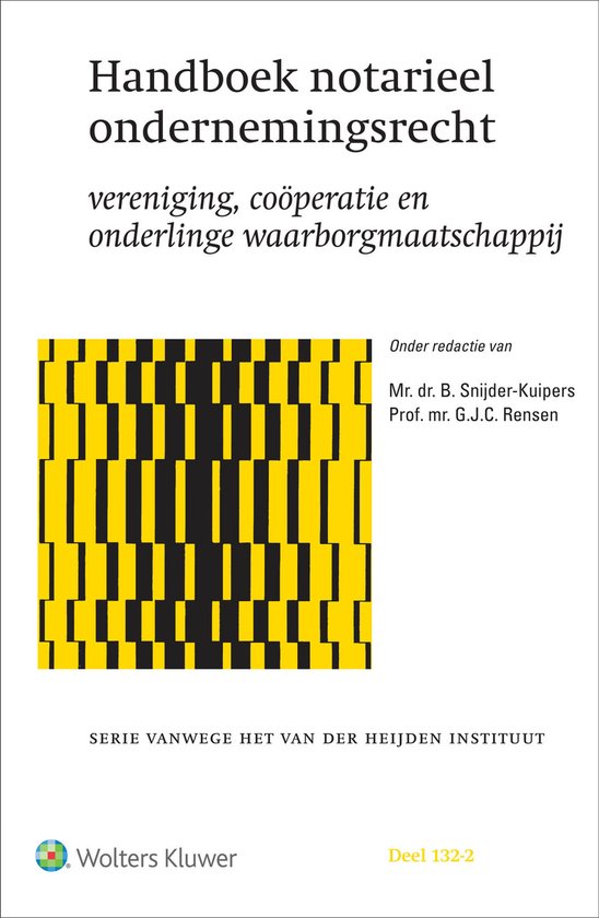 Handboek notarieel ondernemingsrecht - cover