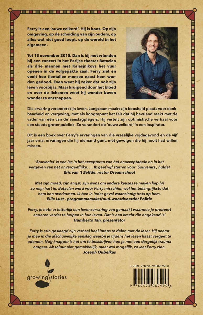 Souvenirs - back cover