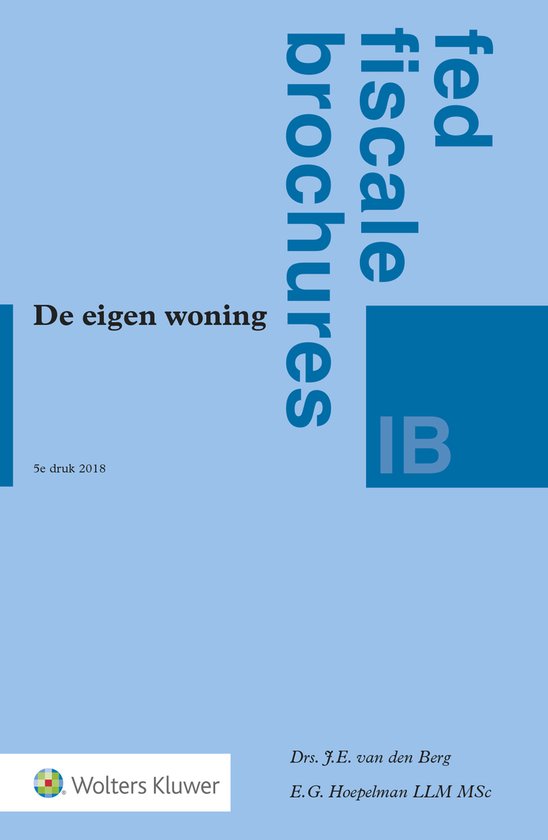 De eigen woning - cover