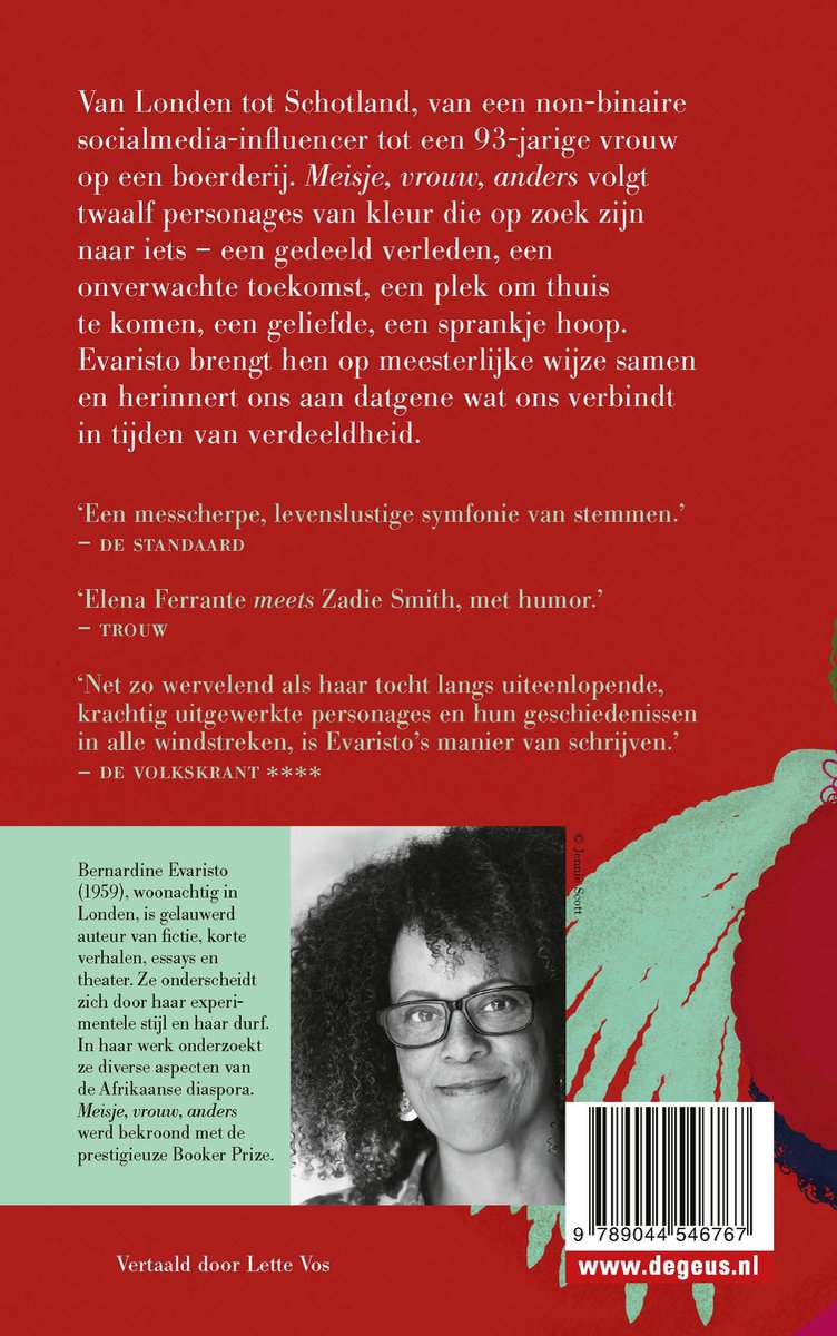 Meisje, vrouw, anders - back cover