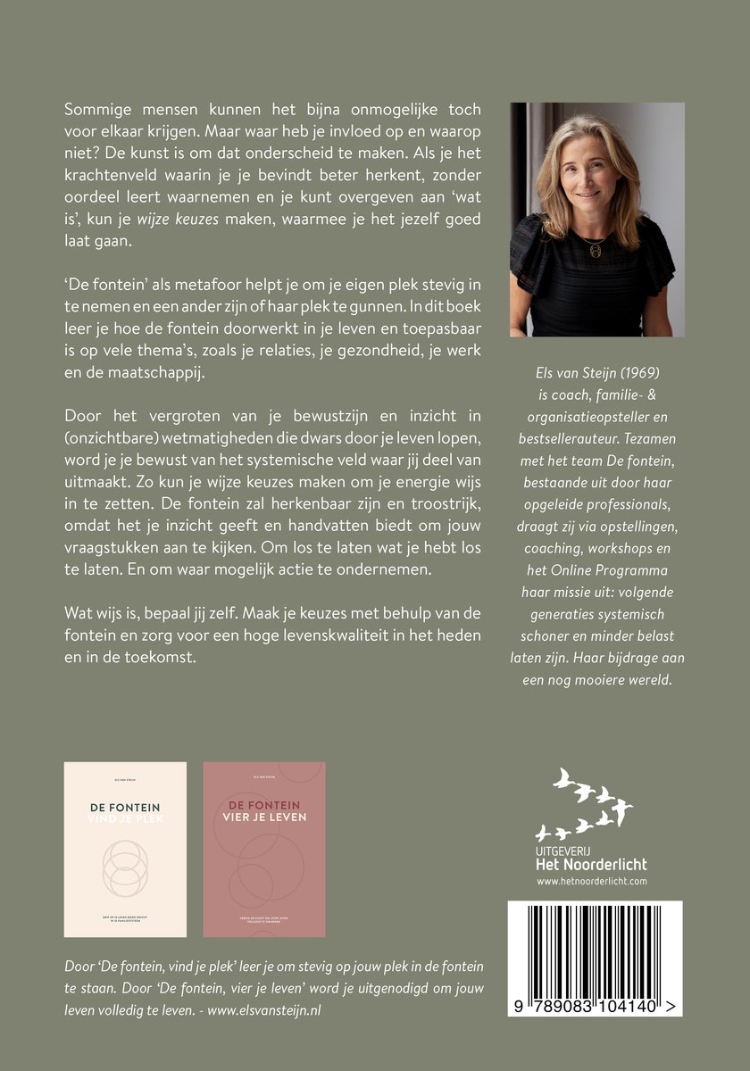 De fontein, maak wijze keuzes - back cover