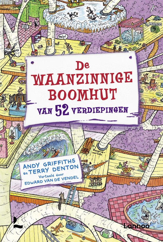 De waanzinnige boomhut van 52 verdiepingen - cover