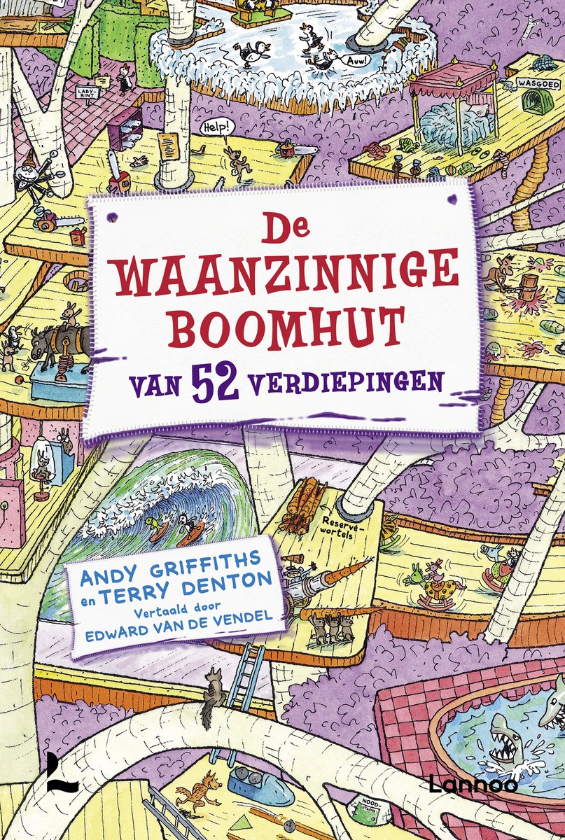 Omslag van De waanzinnige boomhut van 52 verdiepingen