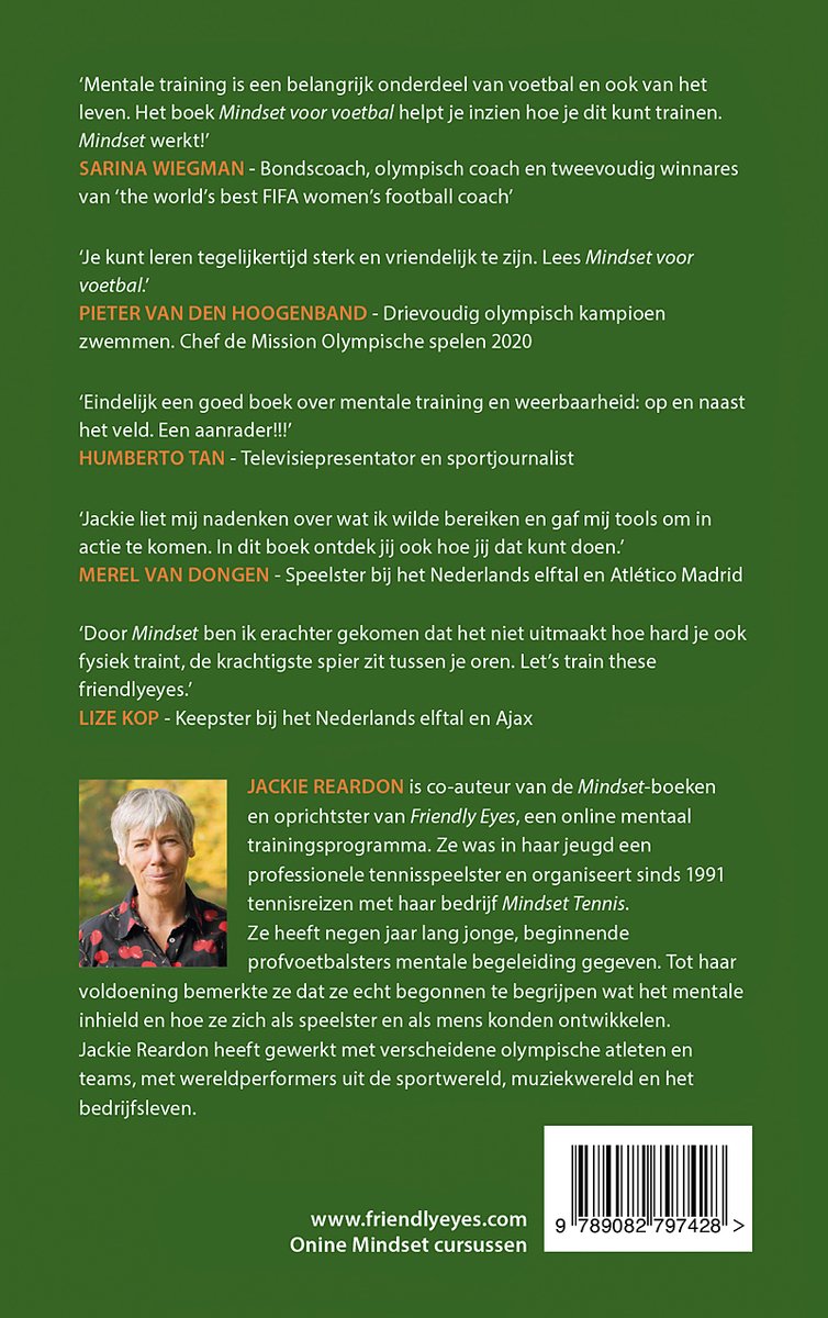 Mindset voor Voetbal - back cover