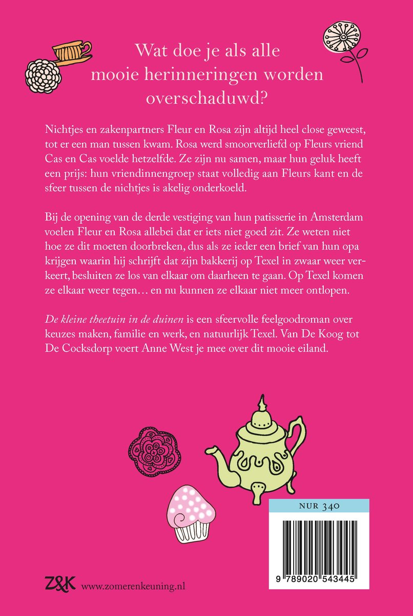Theetuin 1 - De kleine theetuin in de duinen - back cover