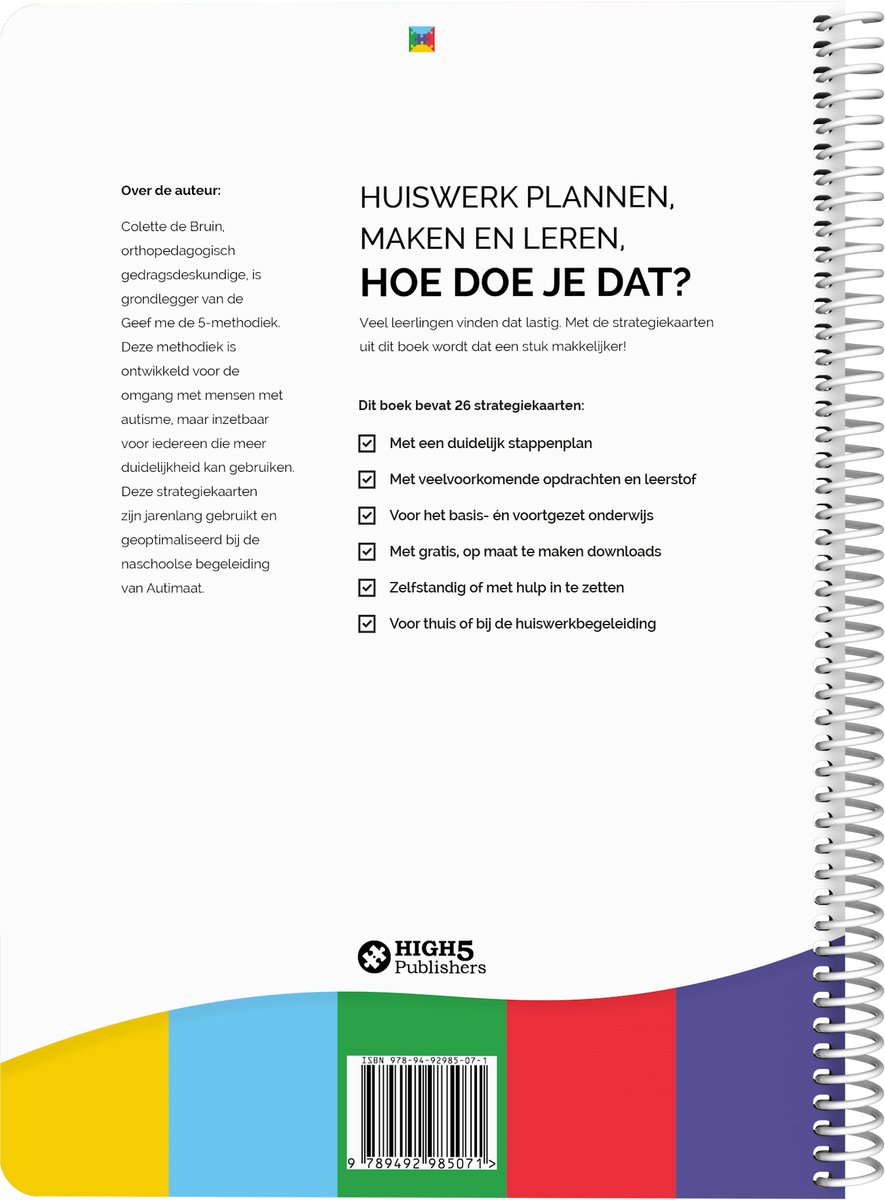 Strategiekaarten huiswerk - back cover