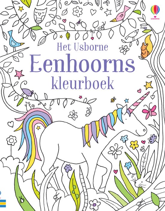 Eenhoorns kleurboek - cover