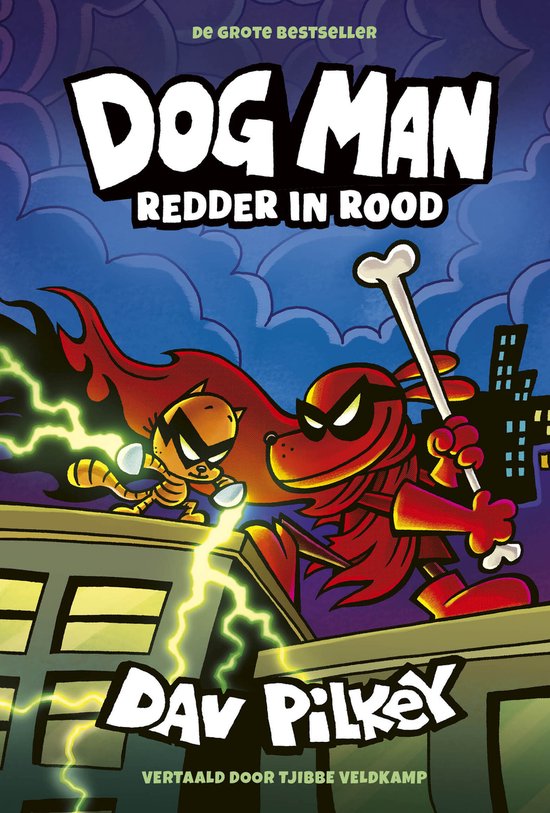 Dog Man 12 - Redder in rood Dog Man 12 - Redder in rood