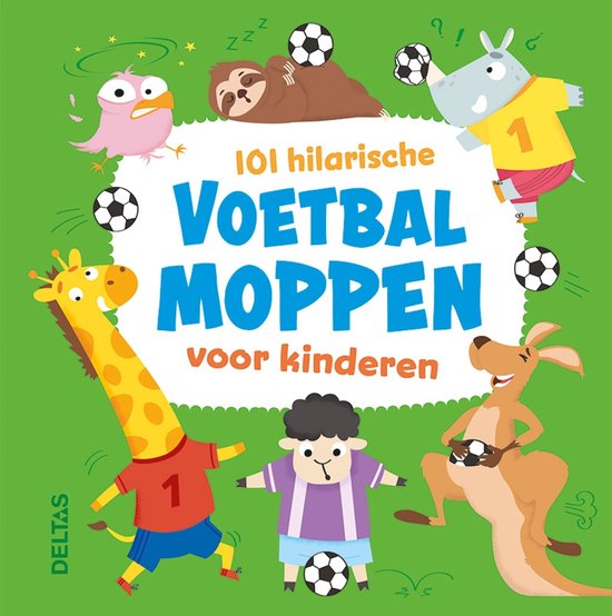 101 hilarische voetbalmoppen voor kinderen - cover