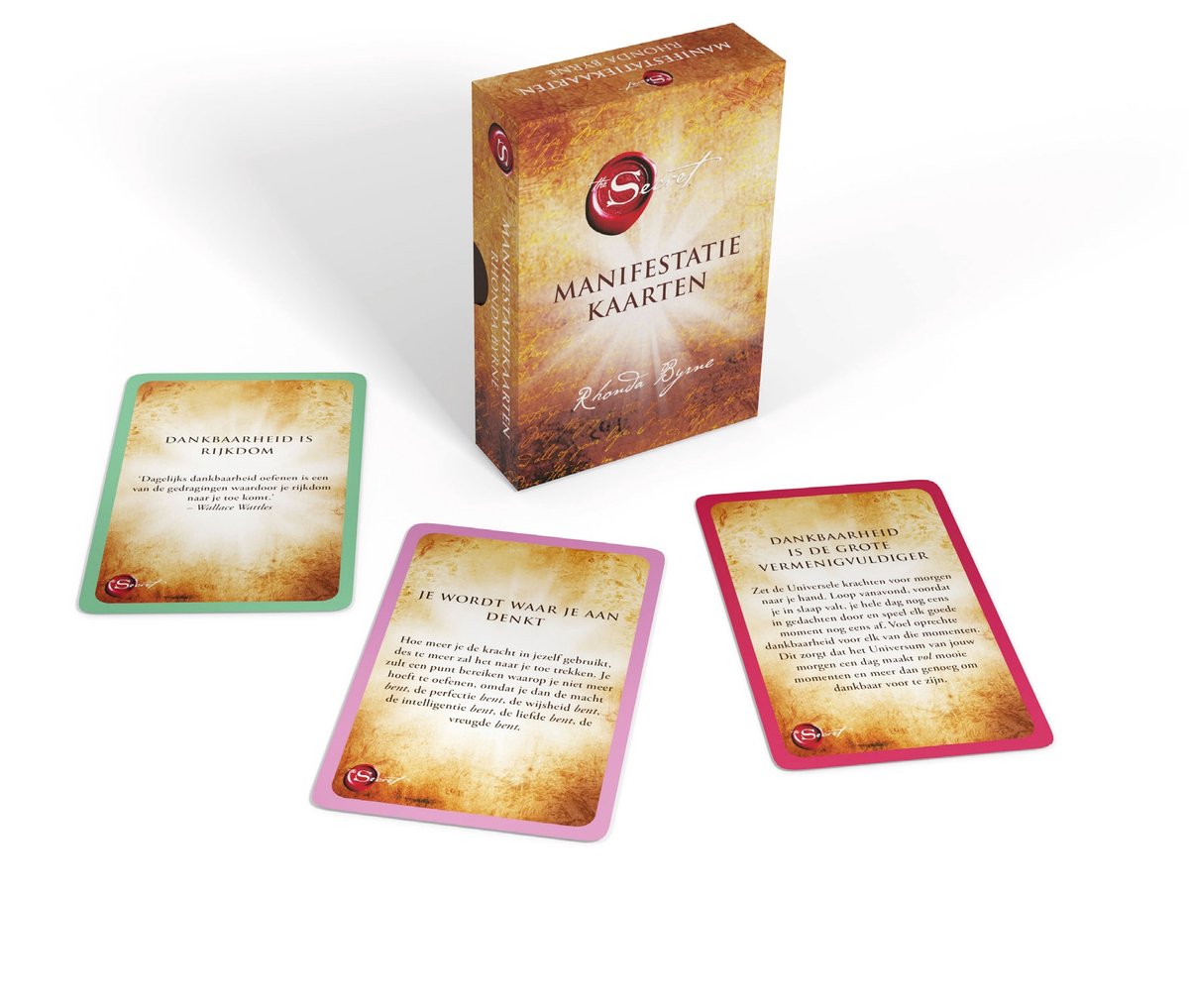 Omslag van The Secret manifestatie kaarten