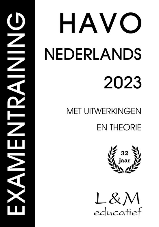 Examentraining Havo Nederlands 2023 - cover