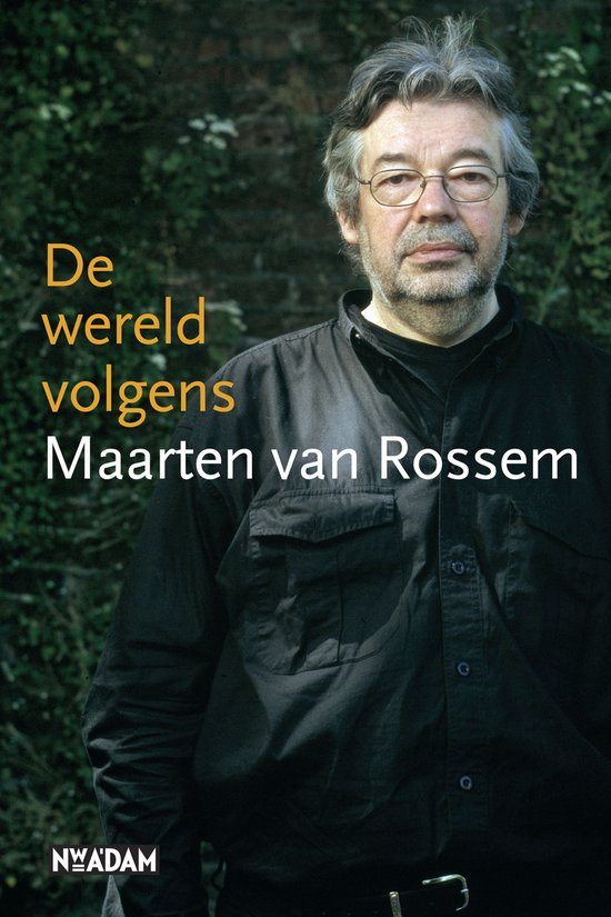 Omslag van het boek 'De wereld volgens Maarten van Rossem', met een portret van Maarten van Rossem.