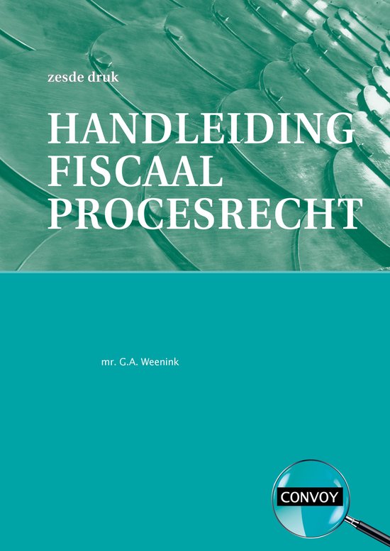 Handleiding Fiscaal Procesrecht druk 6 - cover