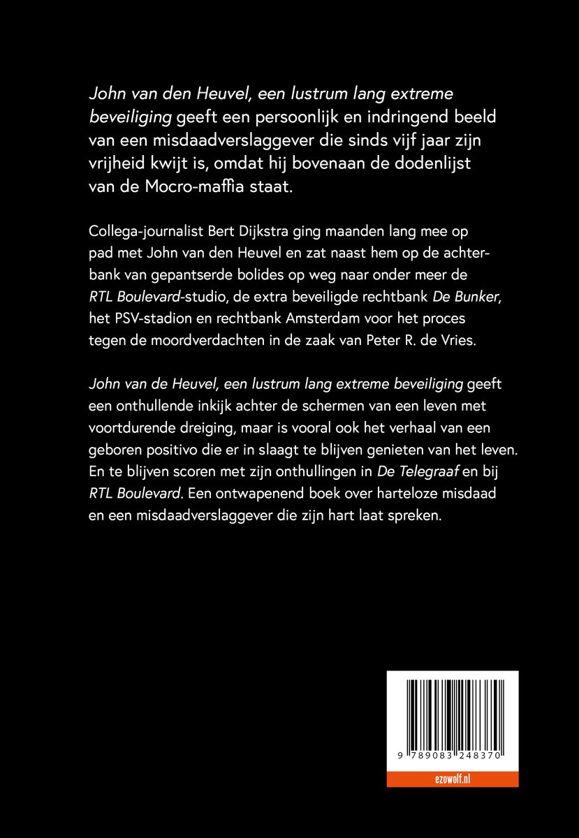 John van den Heuvel - back cover