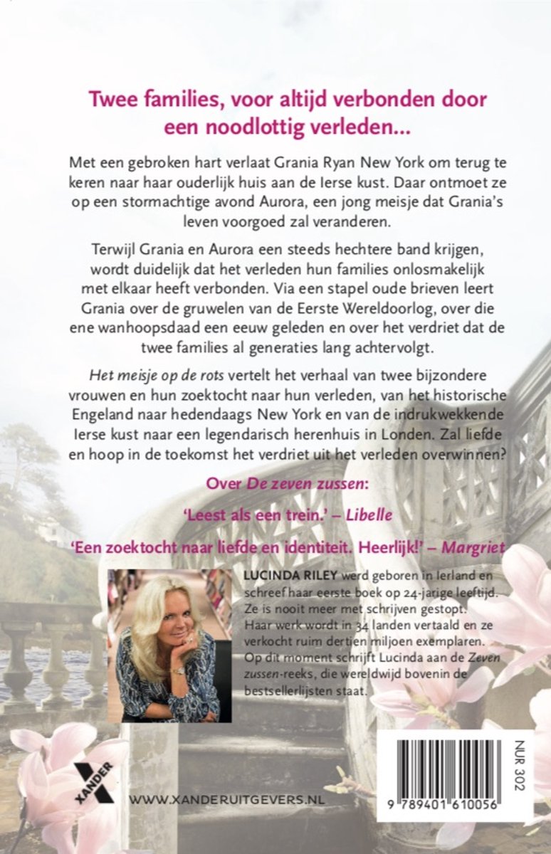Het meisje op de rots - back cover