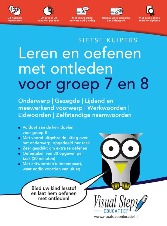 Leren en oefenen met ontleden voor groep 7 en 8 - cover