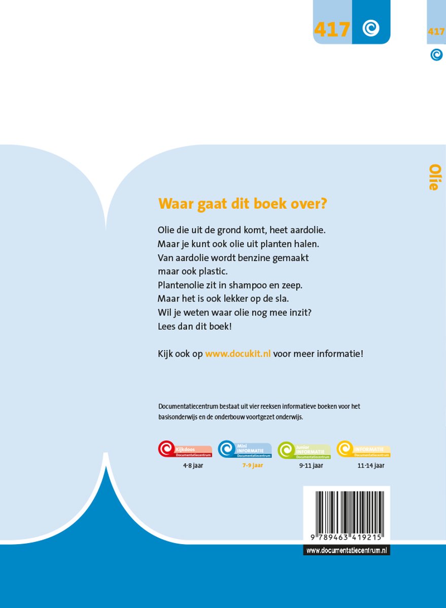 Mini Informatie - Olie - back cover