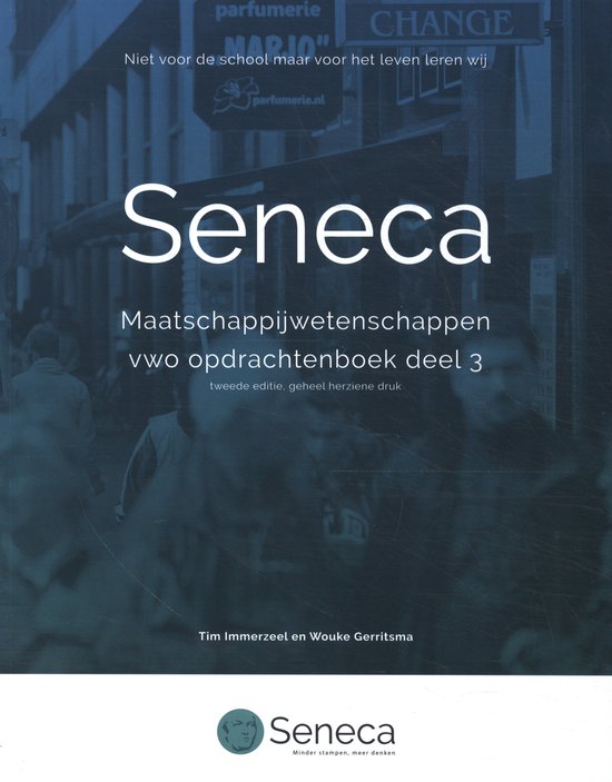 Seneca maatschappijwetenschappen vwo deel 3 opdrachtenboek - cover