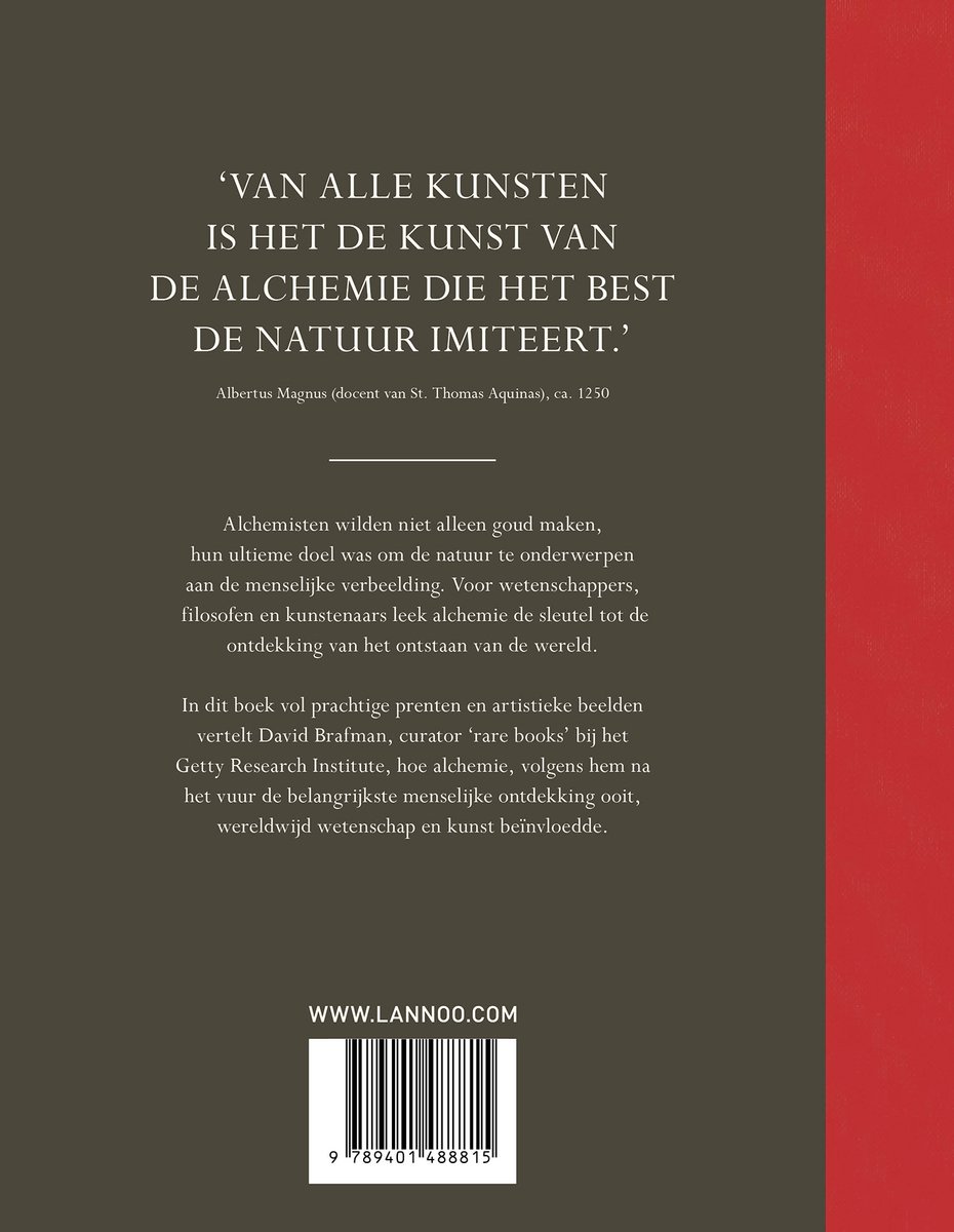 De kunst van de alchemie - back cover