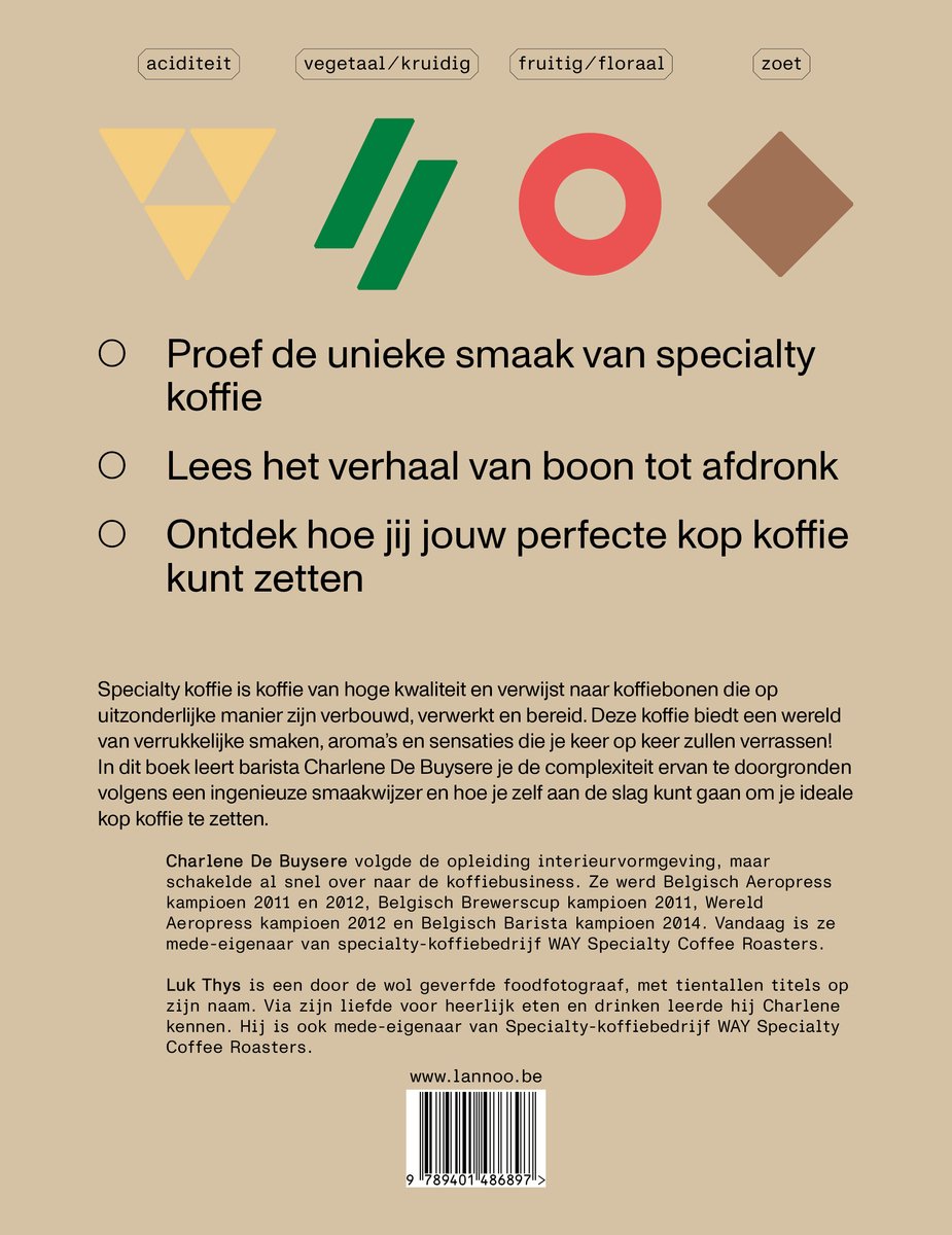 De smaak van specialty koffie - back cover