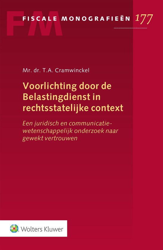 Voorlichting door de Belastingdienst in rechtsstatelijke con ... - cover