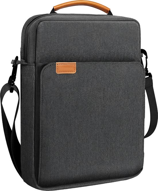 Somstyle Sac avec housse pour tablette adapté aux Tablettes de 9 à 11 pouces - Sac de transport avec bandoulière - Grijs
