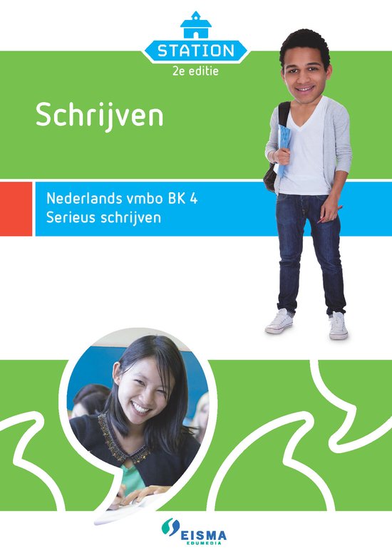 Station Serieus schrijven. Nederland vmbo BK 4 - cover