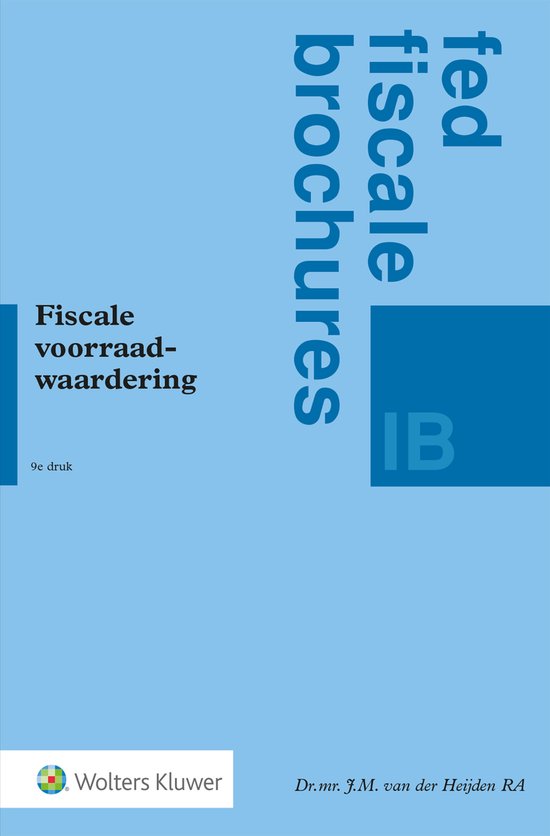 Fiscale voorraadwaardering - cover