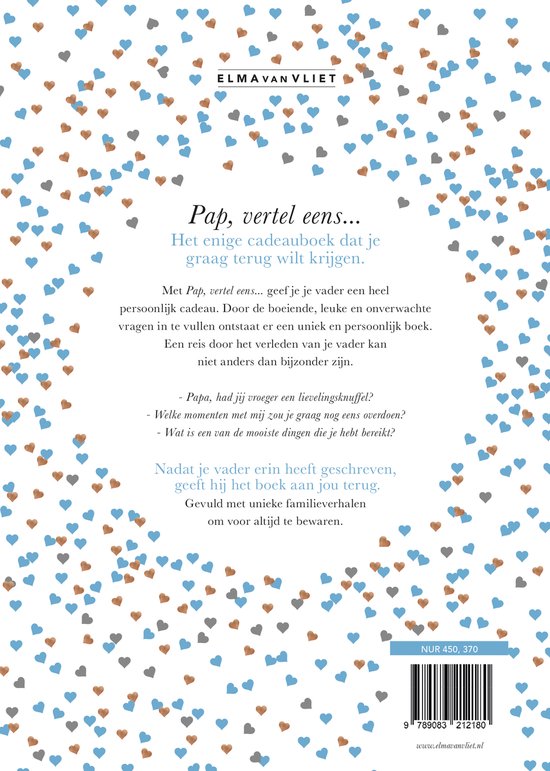 Elma van Vliet - Pap vertel eens - Invuldagboek
