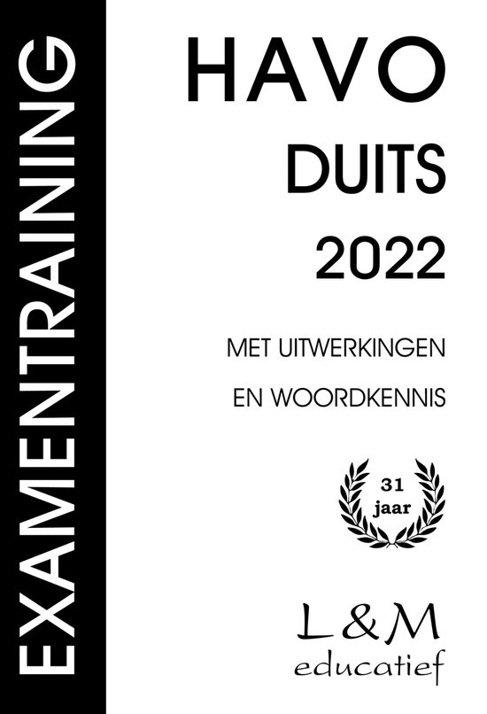 Examentraining Havo Duits 2022 - cover