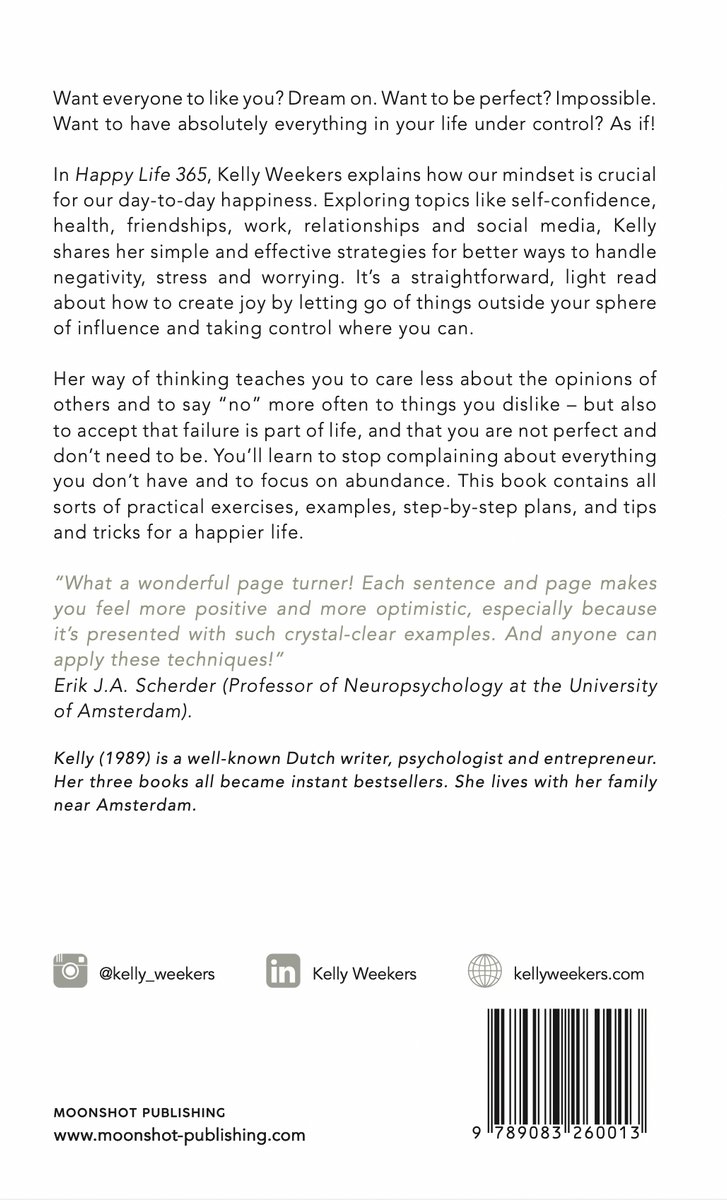 Happy Life 365 - back cover