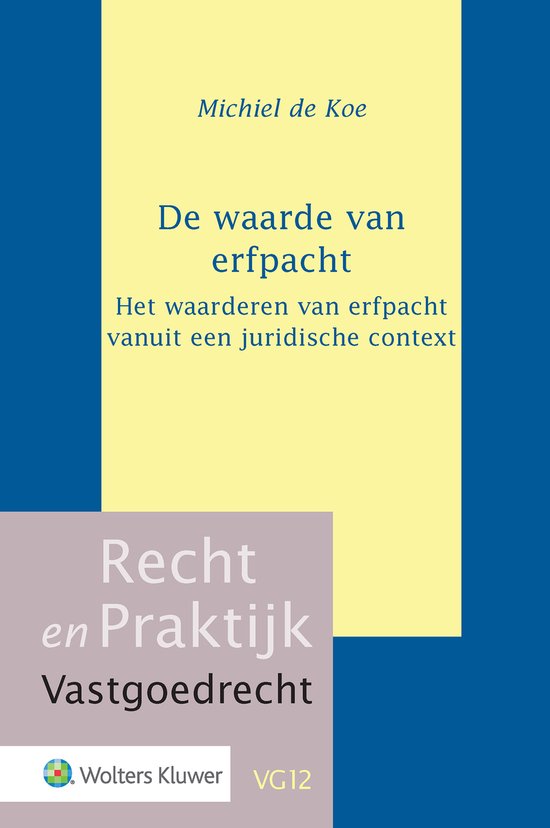De waarde van erfpacht - cover