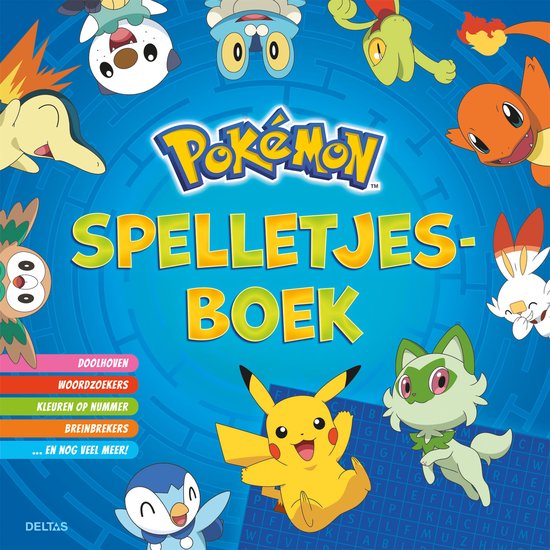 Deltas Pokémon spelletjesboek - cover