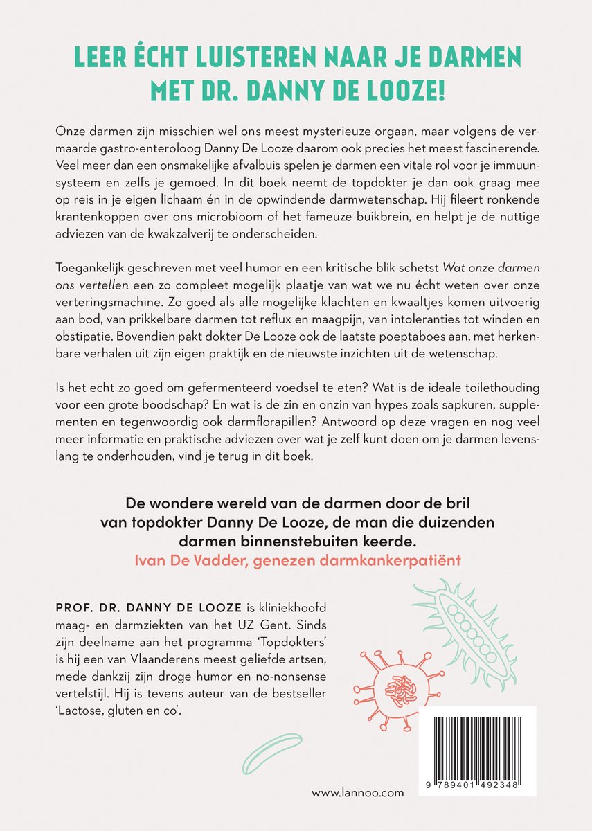 Wat onze darmen ons vertellen - back cover