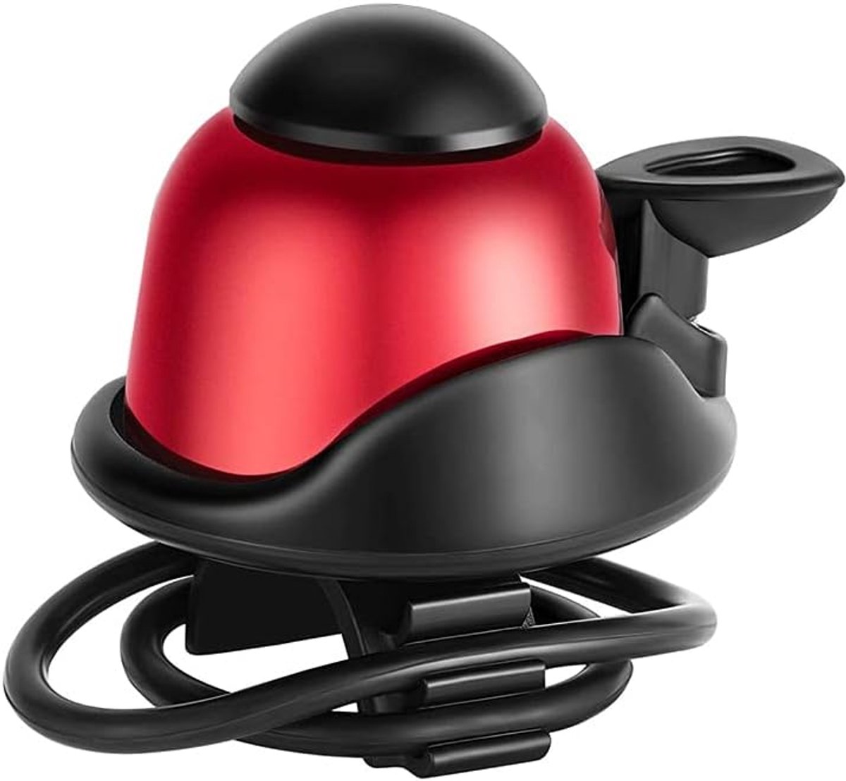Aluminium fietsbel - mini-bel voor volwassenen - rood