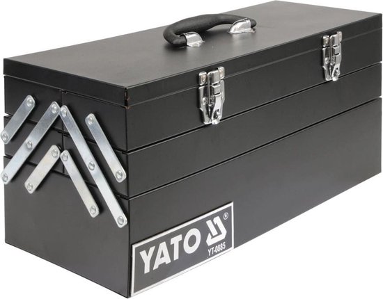 YATO Metalen Uitklapbare Gereedschapskist - 460x200x225 mm | bol.com