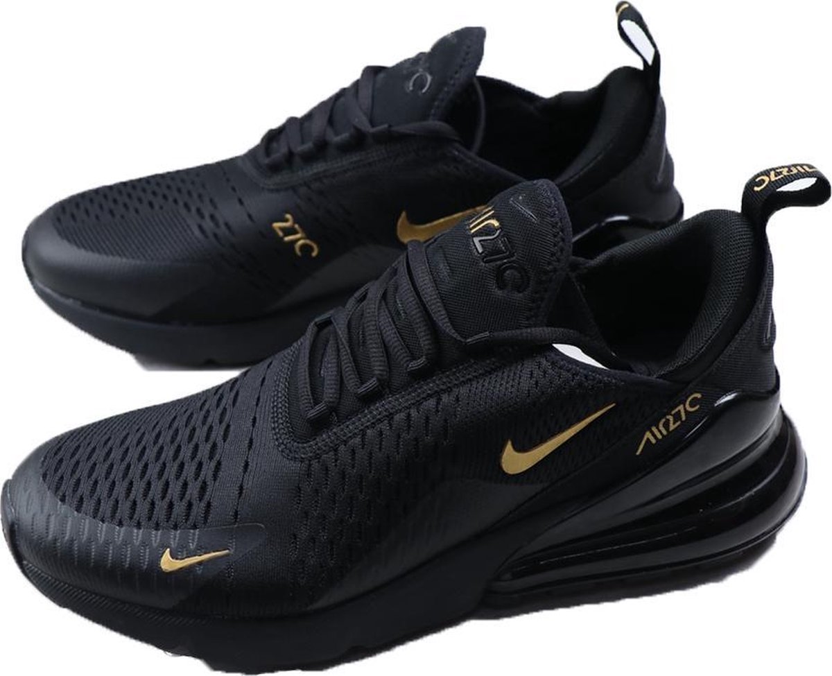 Nike Air Max 270 heren sneaker zwart-goud maat 40 | bol.com