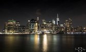 Frans van Steijn "New York Late night" op Dibond 120cm