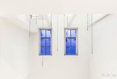 Frans van Steijn "Blue Windows" op Dibond 120cm