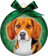 Ornament frosted beagle