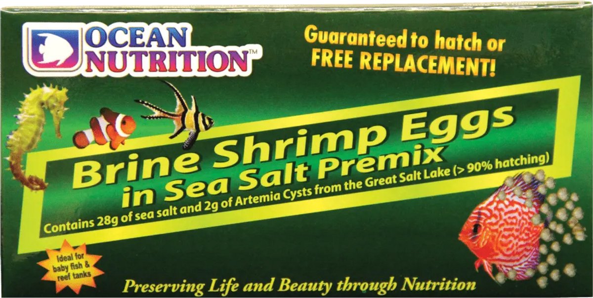 Brine shrimp eggs Pre-Mix - ocean nutrition - Artemia