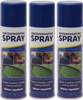 3x Spray imperméable - spray hydrofuge pour textiles - chaussures et vêtements - 3x 300ml