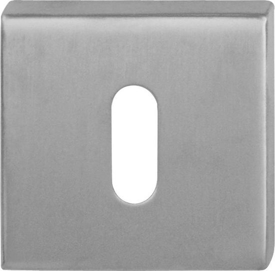 Rosace Entra Key acier inoxydable 52mm par paire carrée