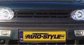 AutoStyle Embleemloze Grill passend voor Volkswagen Golf III 1991-1997 (2-lamellen)