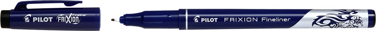 Fineliner pilot frixion sw-ff f zwart | 12 stuks