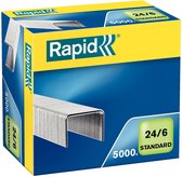 Rapid Nietjes 24/6 Gegalvaniseerd - Doos van 5.000 Nietjes