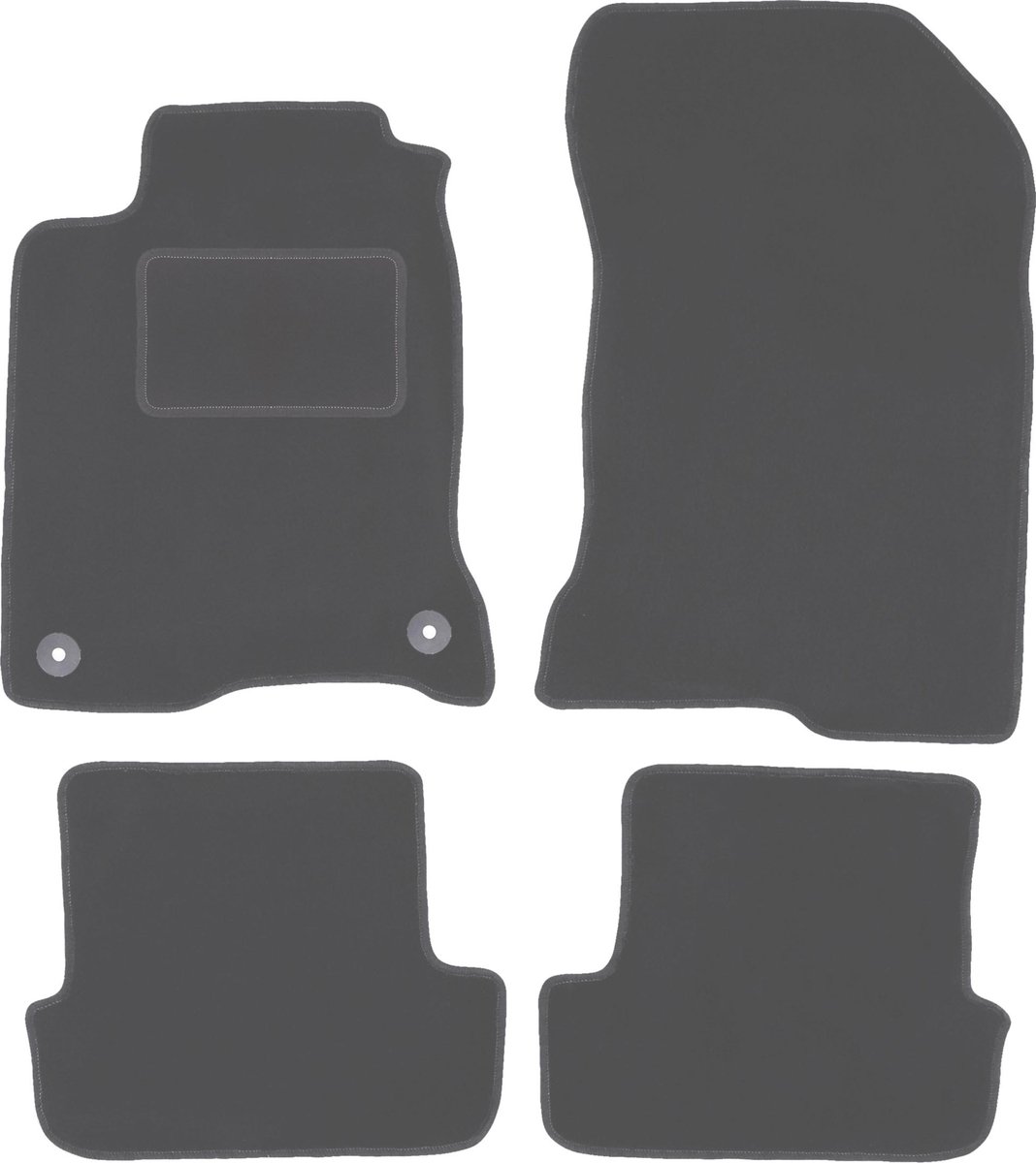 Grafiet automatten voor: Renault Laguna III coupé (2007-2015)
