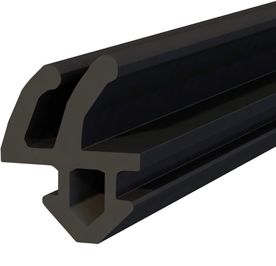 DQ-PP S-1388 Rehau raamafdichting, zwarter rubberen afdichtingstape, kunststof afdichtingen, aluminium profielafdichting, voor pvc ramen en deuren, 100 m