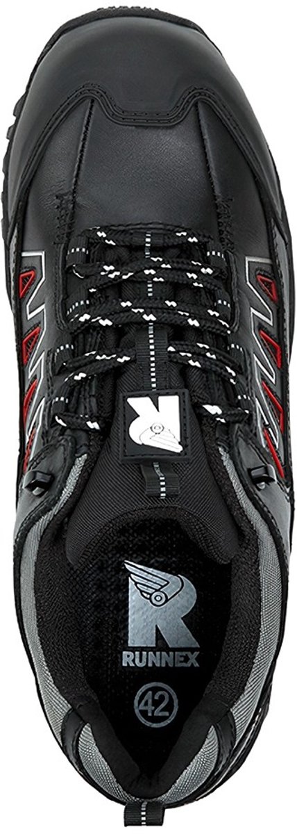 RUNNEX S3-Sicherheitshalbschuh LightStar Schwarz/Rot-41