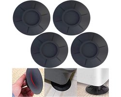 Trillingsdempers Wasmachine - 4 Stuks - Wasmachine dempers - Extra Dik - Universeel voor Wasmachine en Droger - Geluidsdempers - Trillingsdempers - Anti Trillingsmat - Wasmachine Verhoger